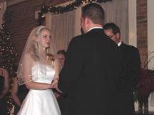 Devin saying wedding vows